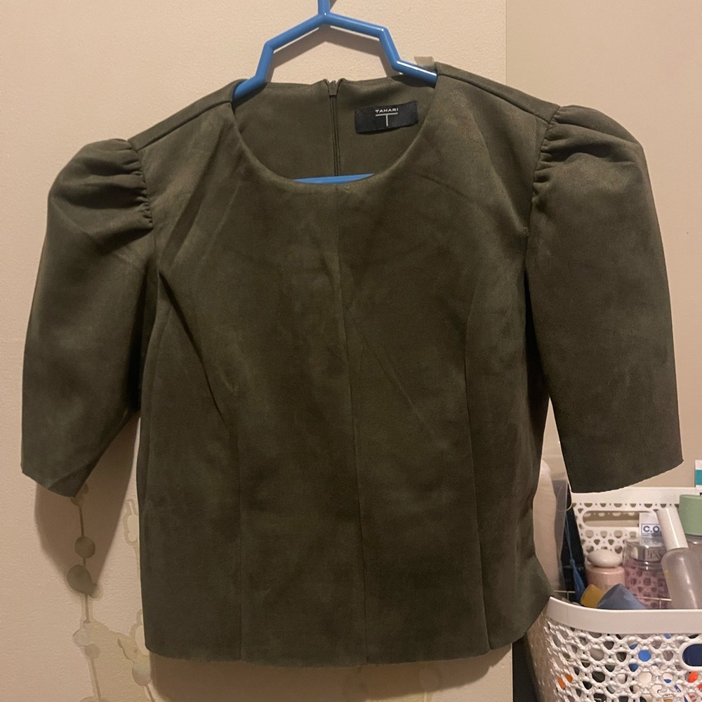 Tahari Dark Olive Blazer
